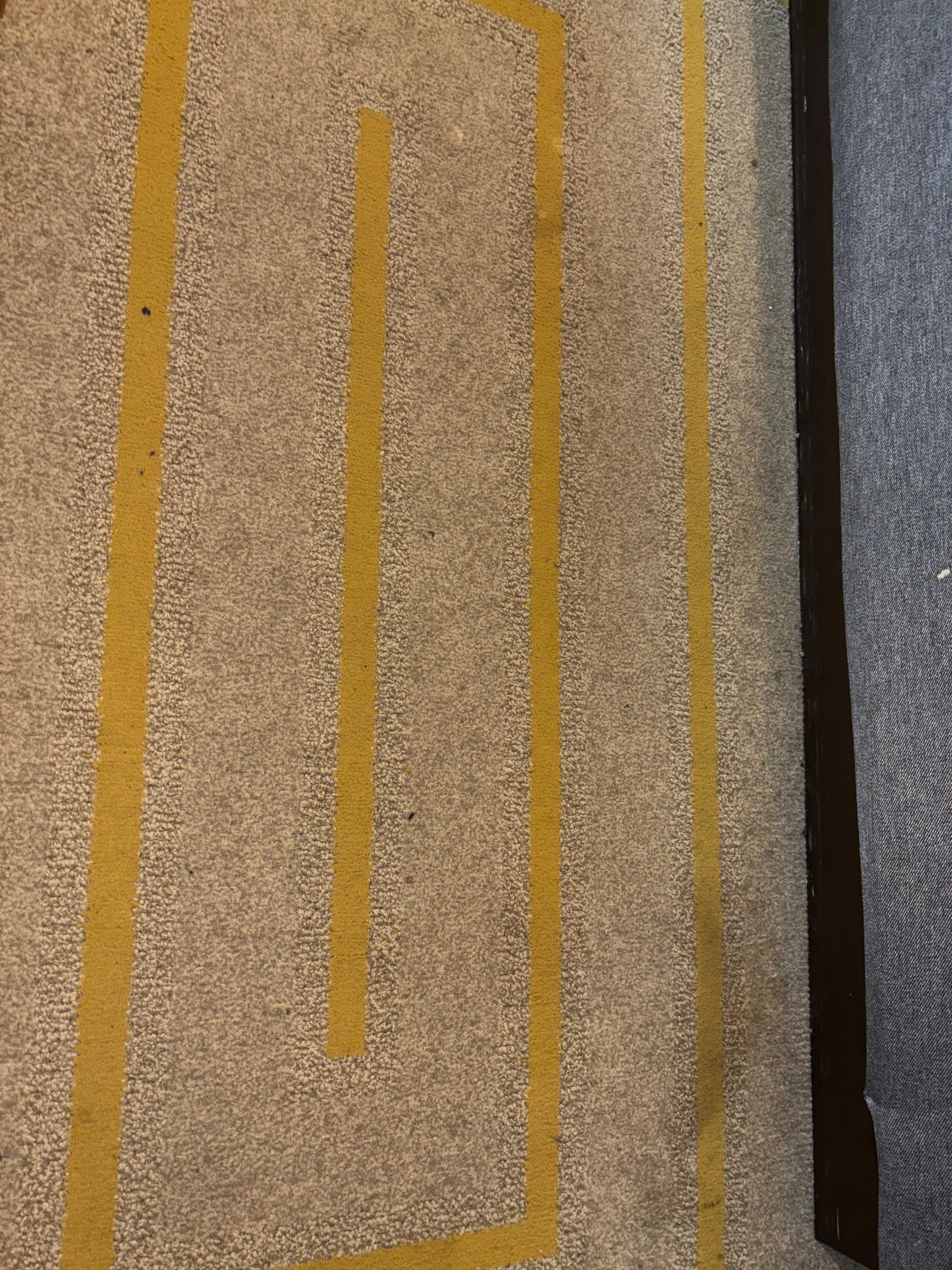 Dirty floor first walking on next to bed