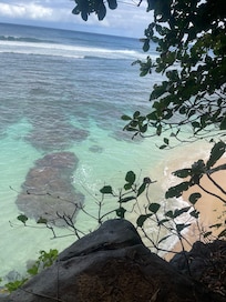 Hideaway beach below