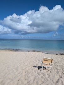 Beach view on the the property.