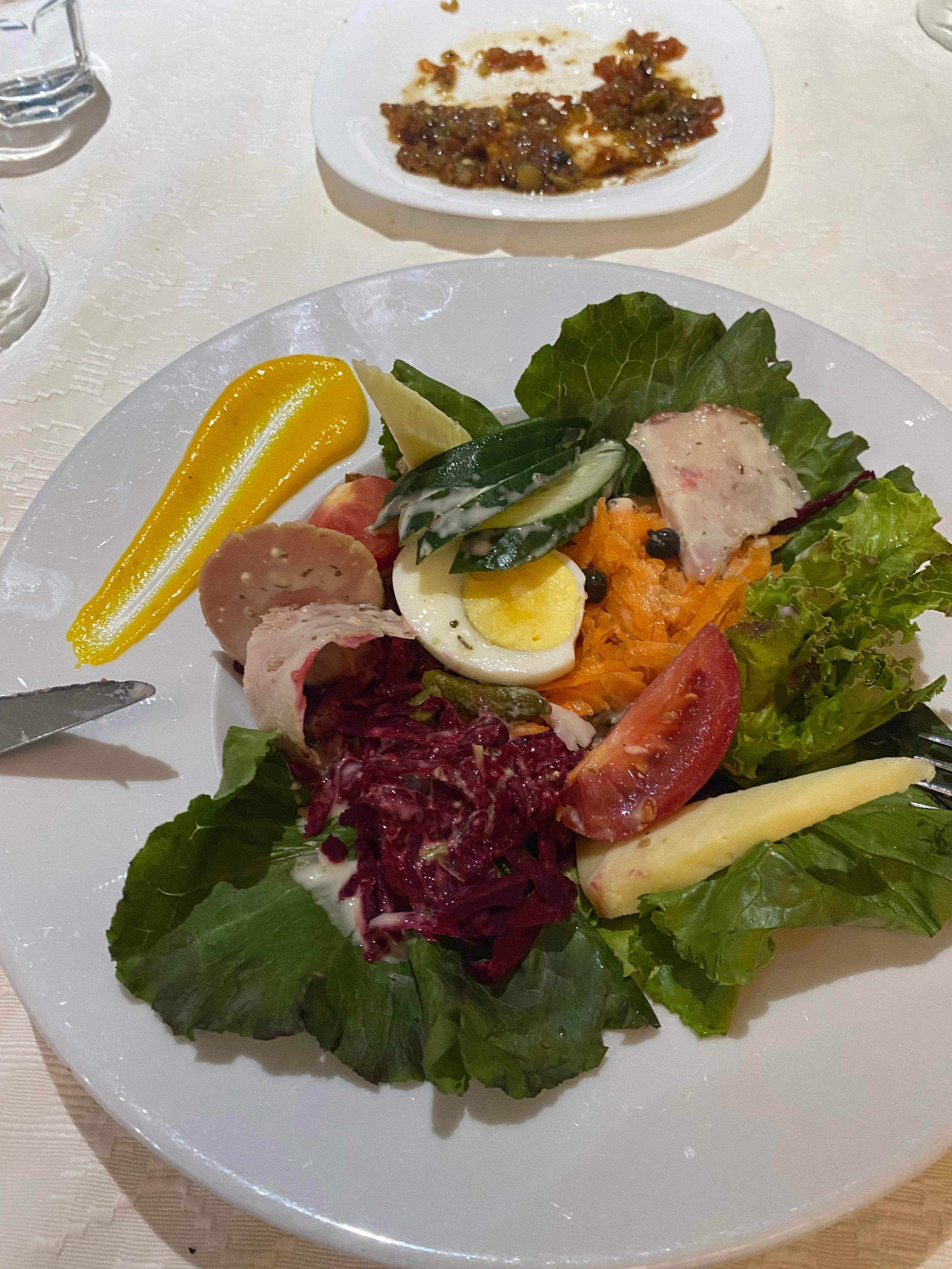 Salade dîner.