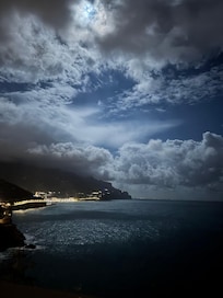 night view from patio