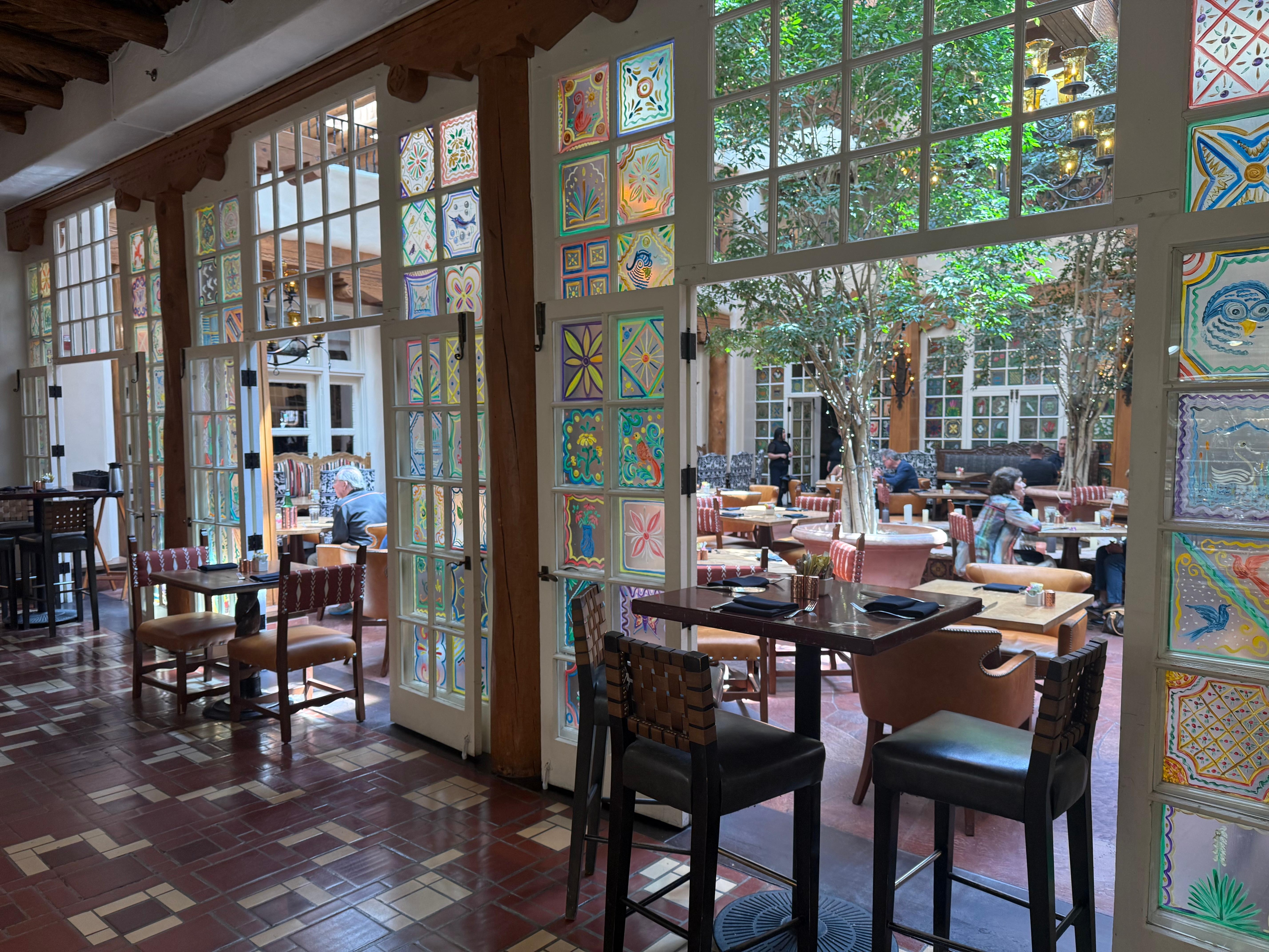 La Plazuela restaurant in the lobby is open and wonderful as always..