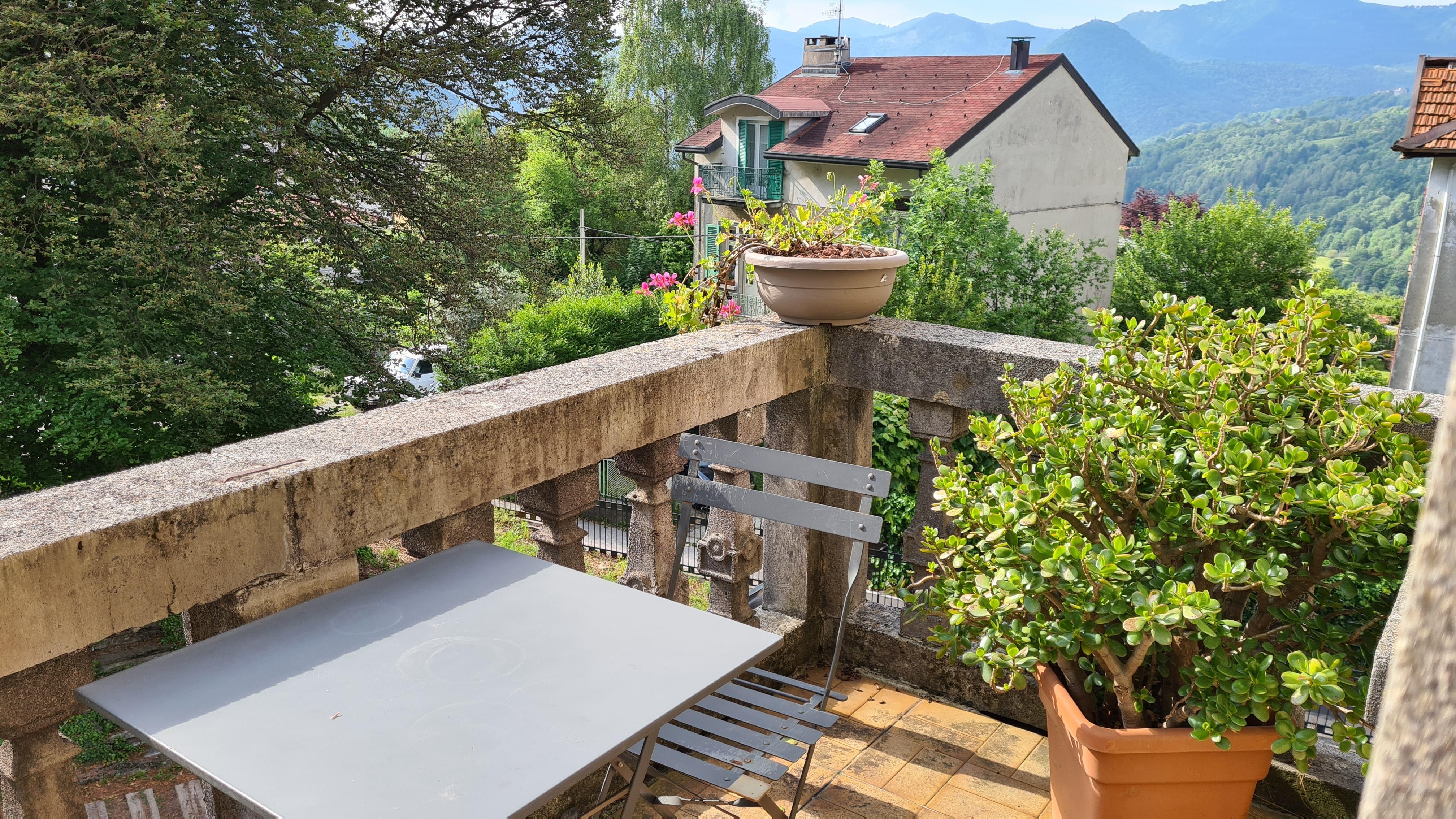 Balcon de la chambre.