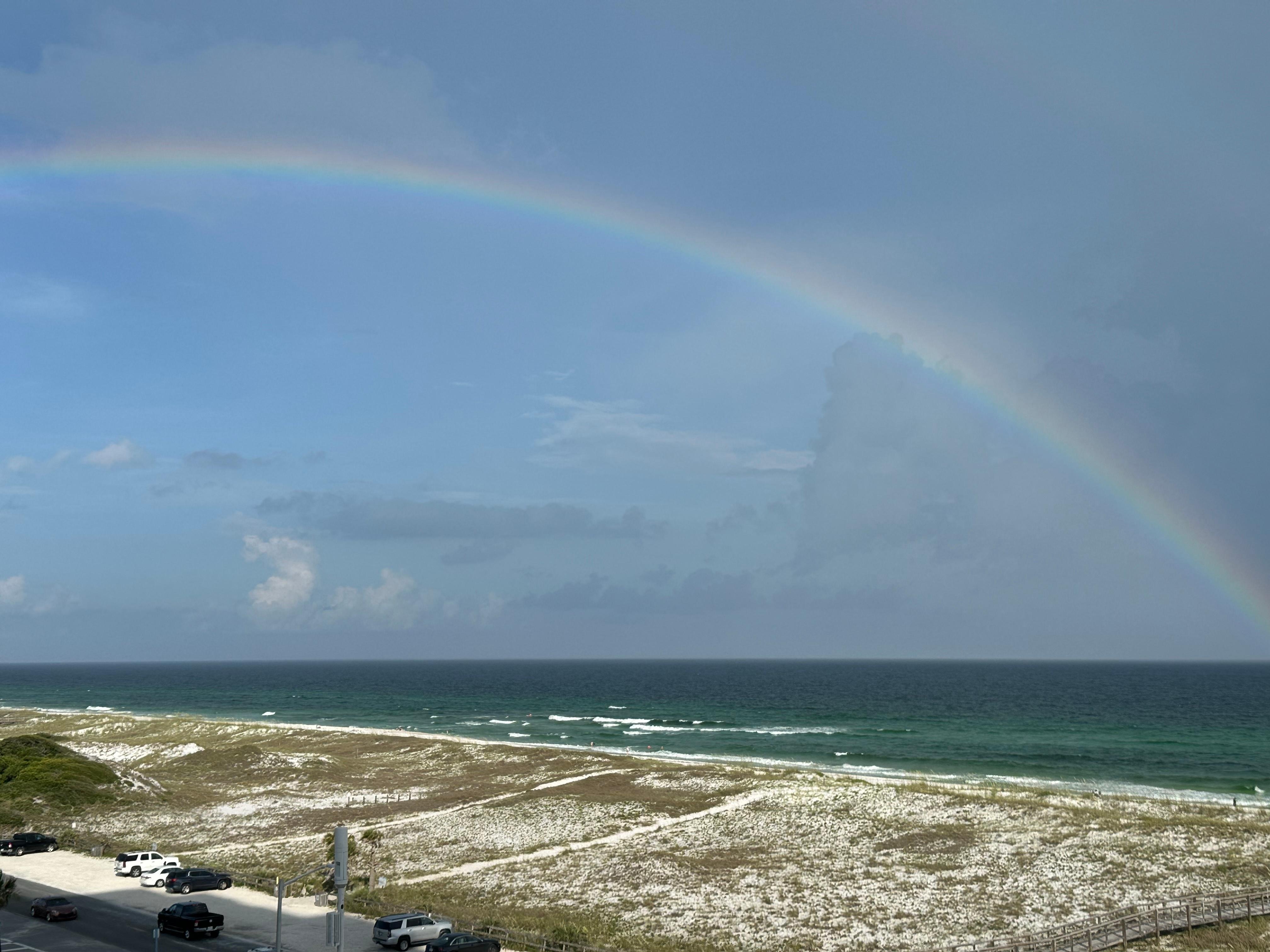 From the condo balcony