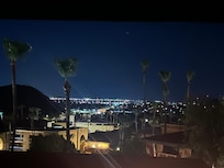 Night view from our room