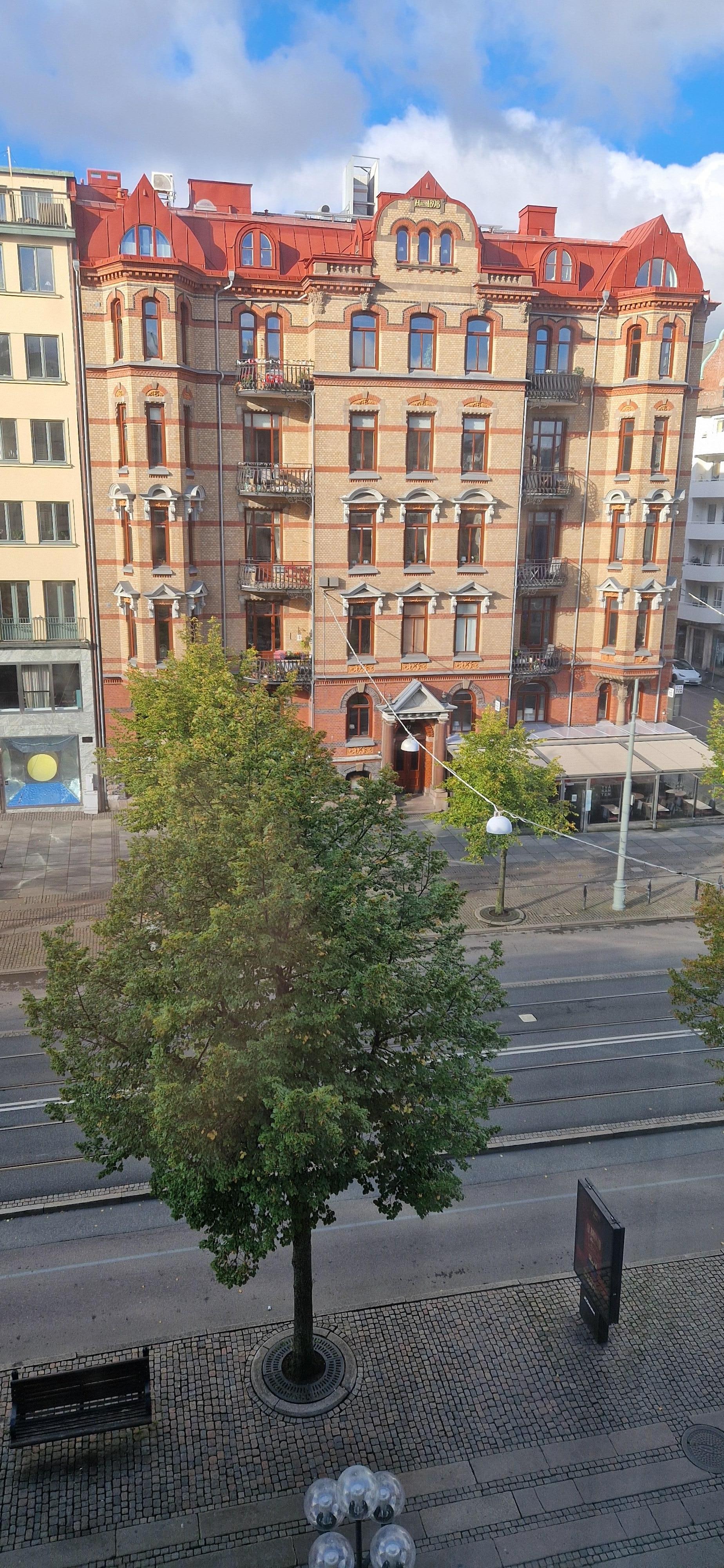 Utsikt fra fjerde etasje