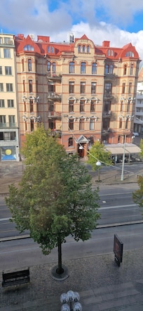 Utsikt fra fjerde etasje