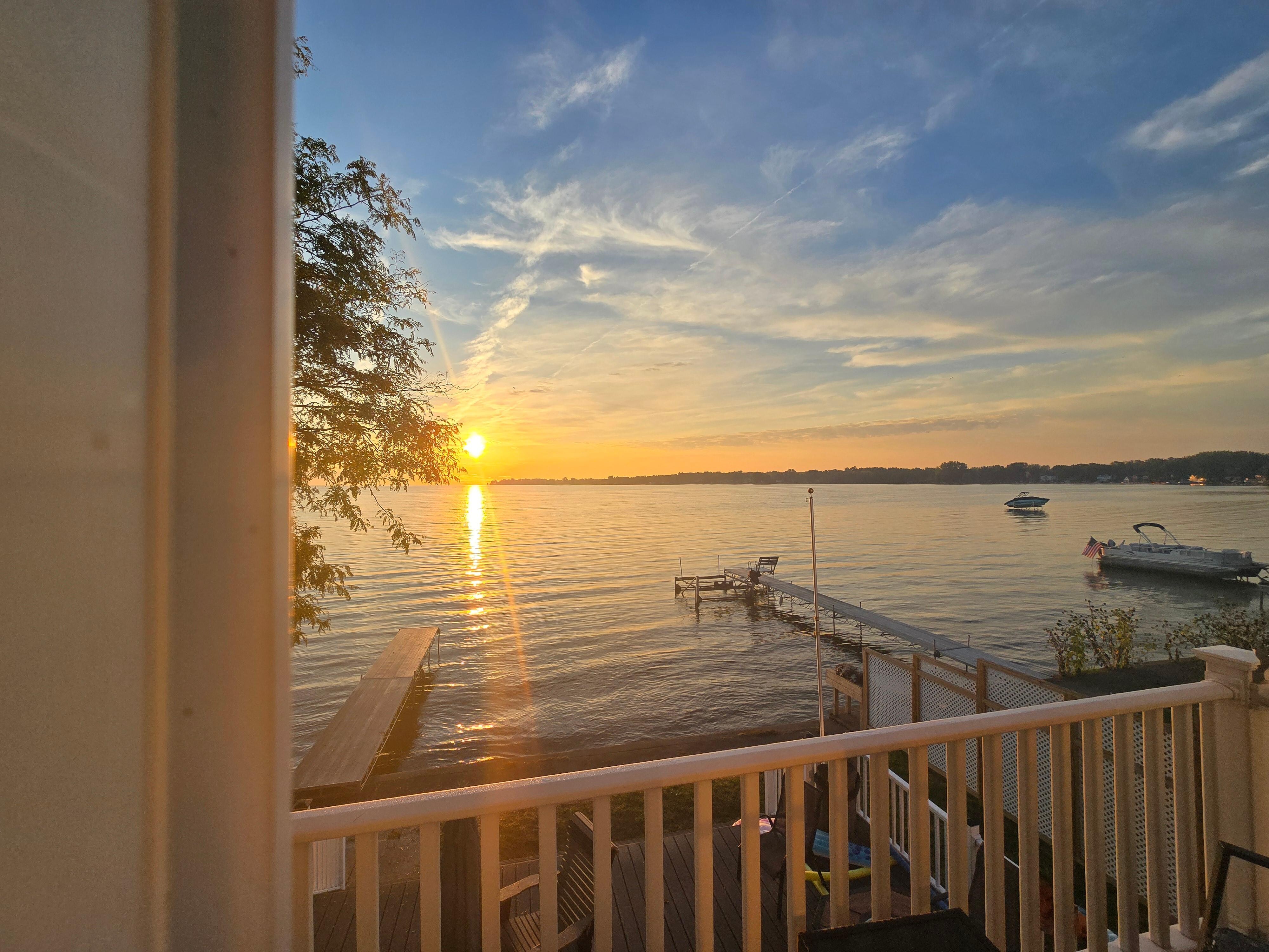 View from top floor balcony