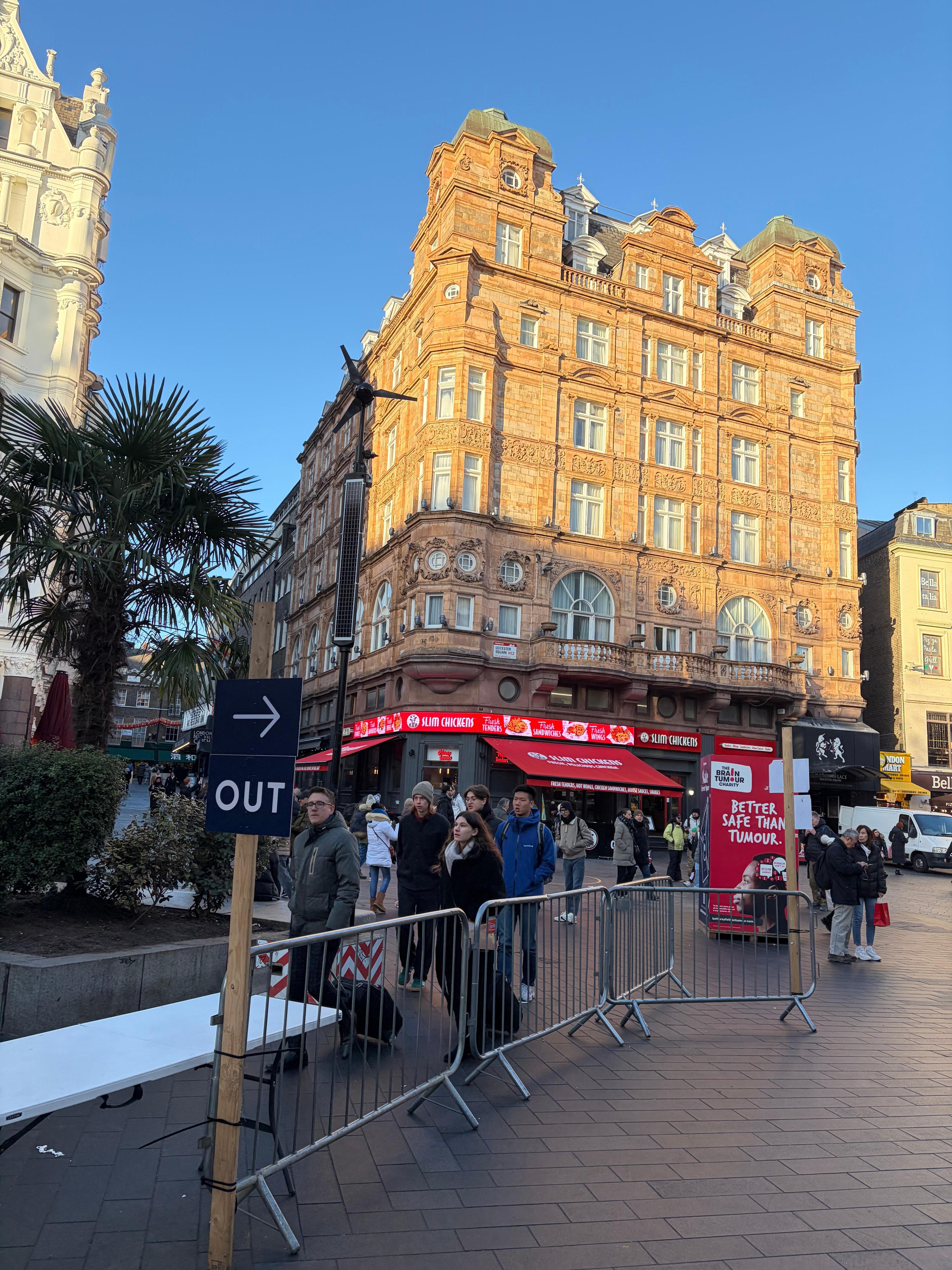 Stunning Hotel in the summer it is right by all the street entertainers 