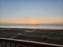 Sunrise from condo balcony