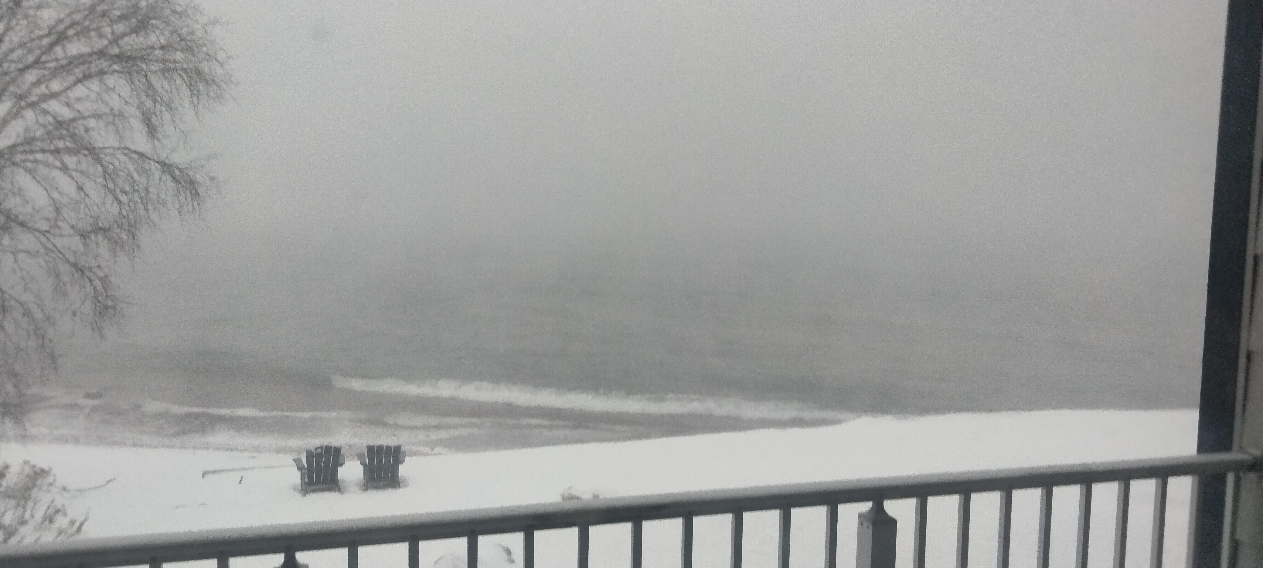 View from our balcony 