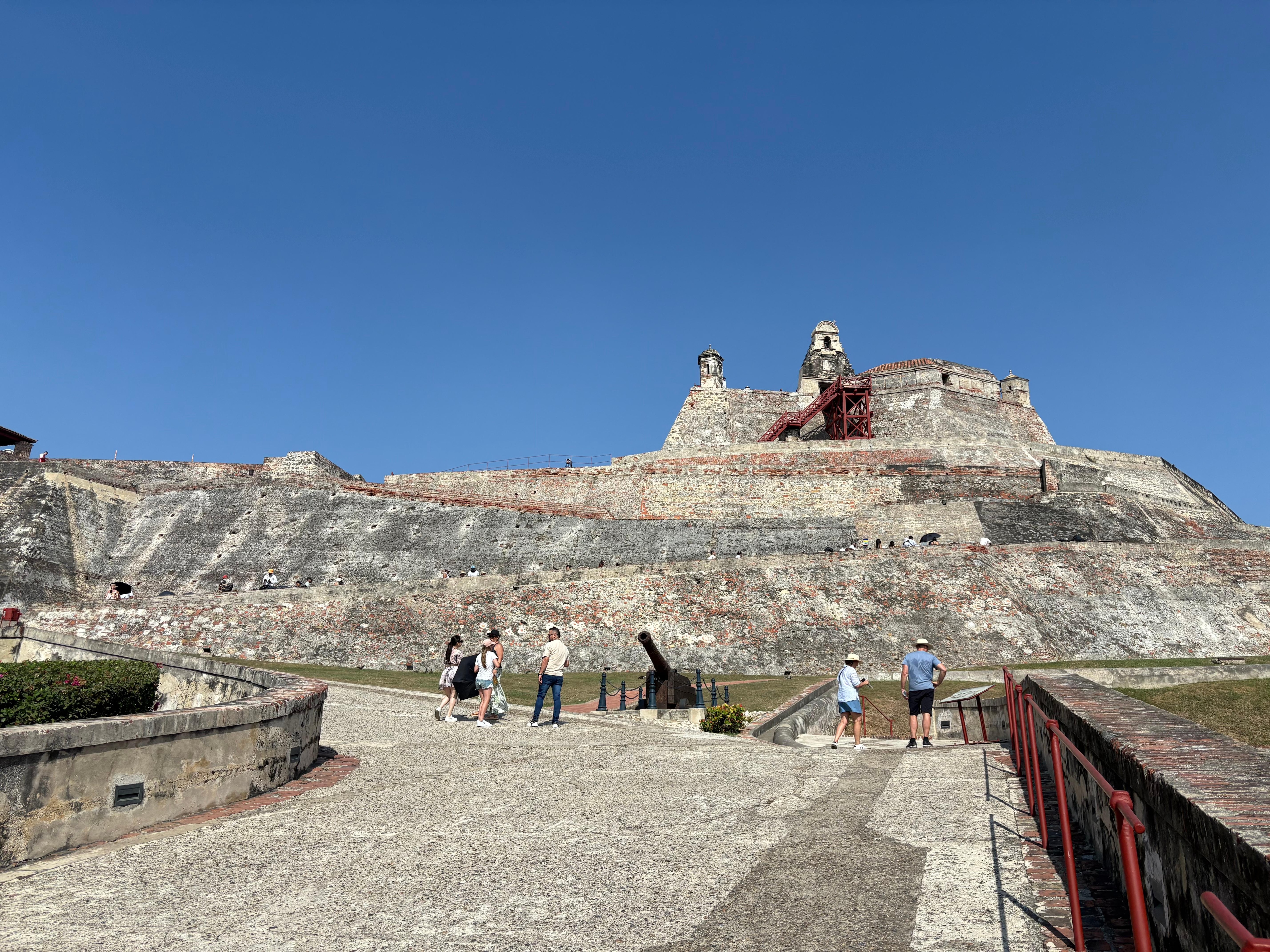 Castle is across the street 