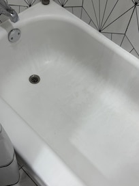 I cleaned tub