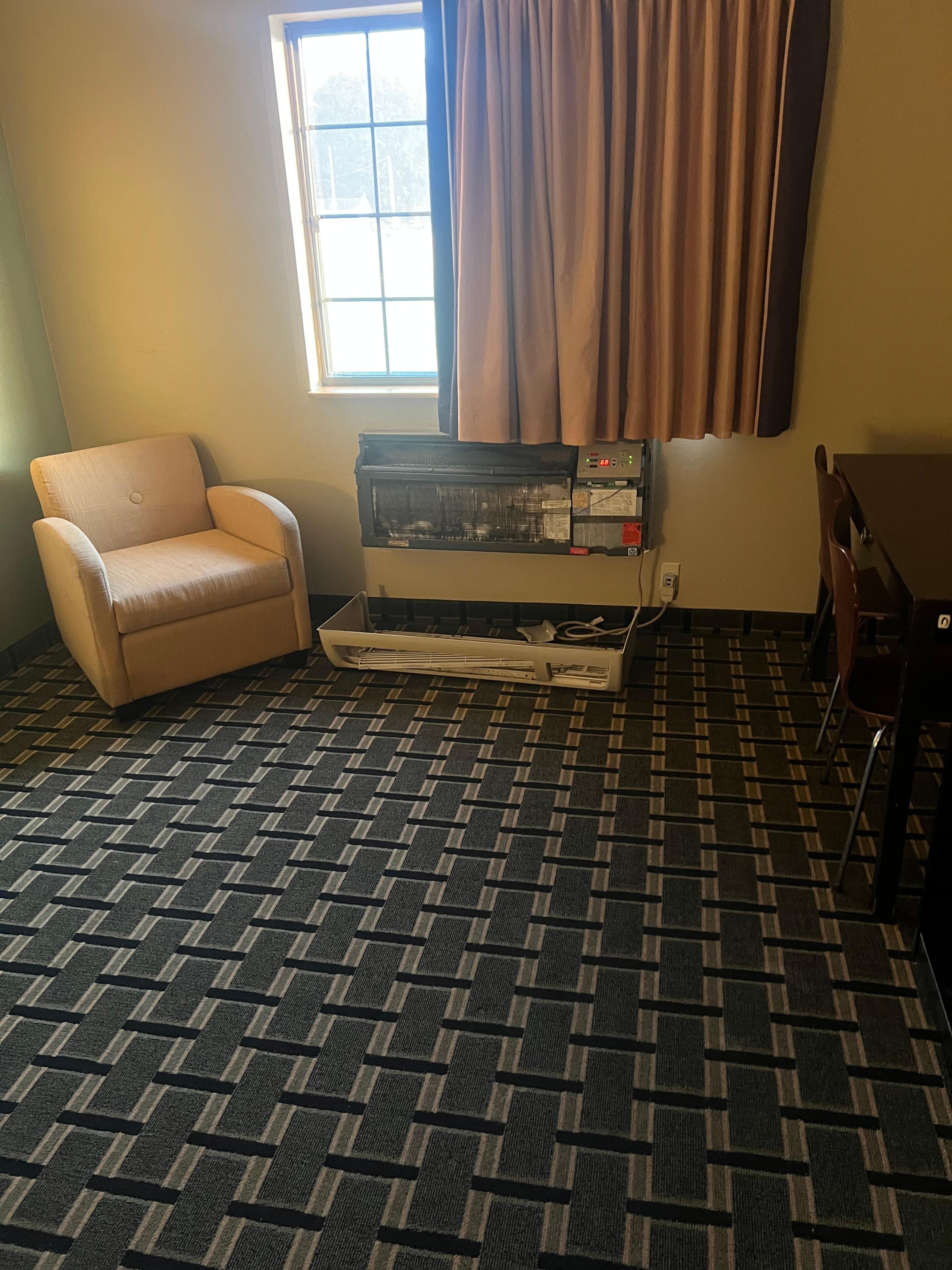 Air conditioning cover fell off in the middle of the night. 