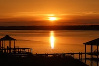 There was a beautiful sunset every night