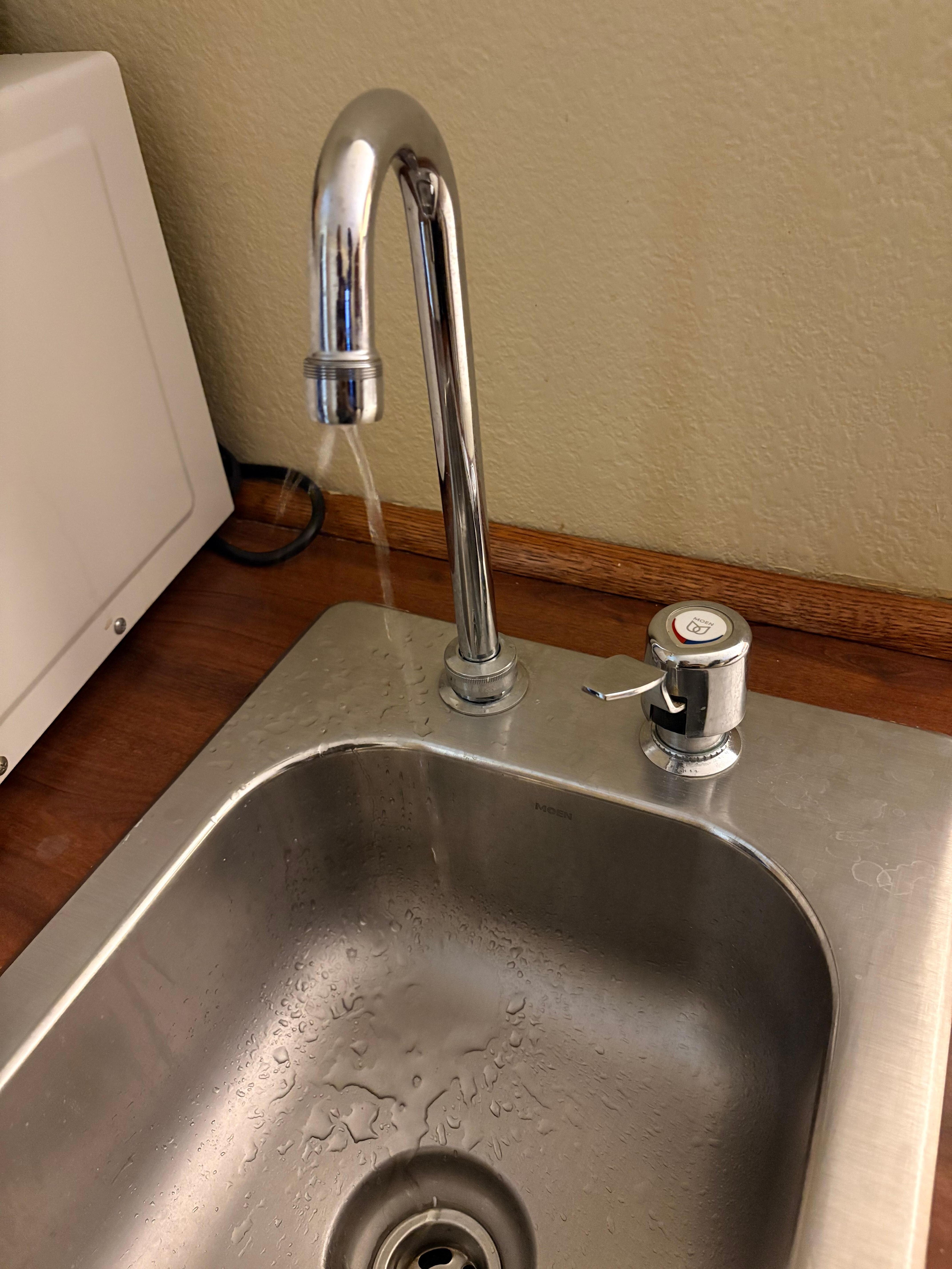 This is the water pressure turned on high