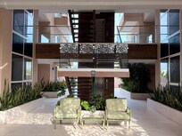 Front and lobby on the right side