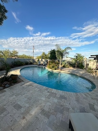 The pool. Paying for the heating is worthwhile.
