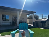 The outdoor grill and adjacent Casita are both wonderful amenities that enhance the stay