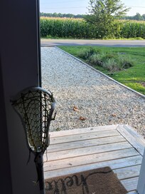 We were right off the main road- but it felt private and super safe. And the cornfields greeted us every morning!
