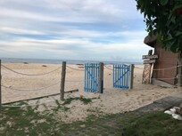 Pé na areia
