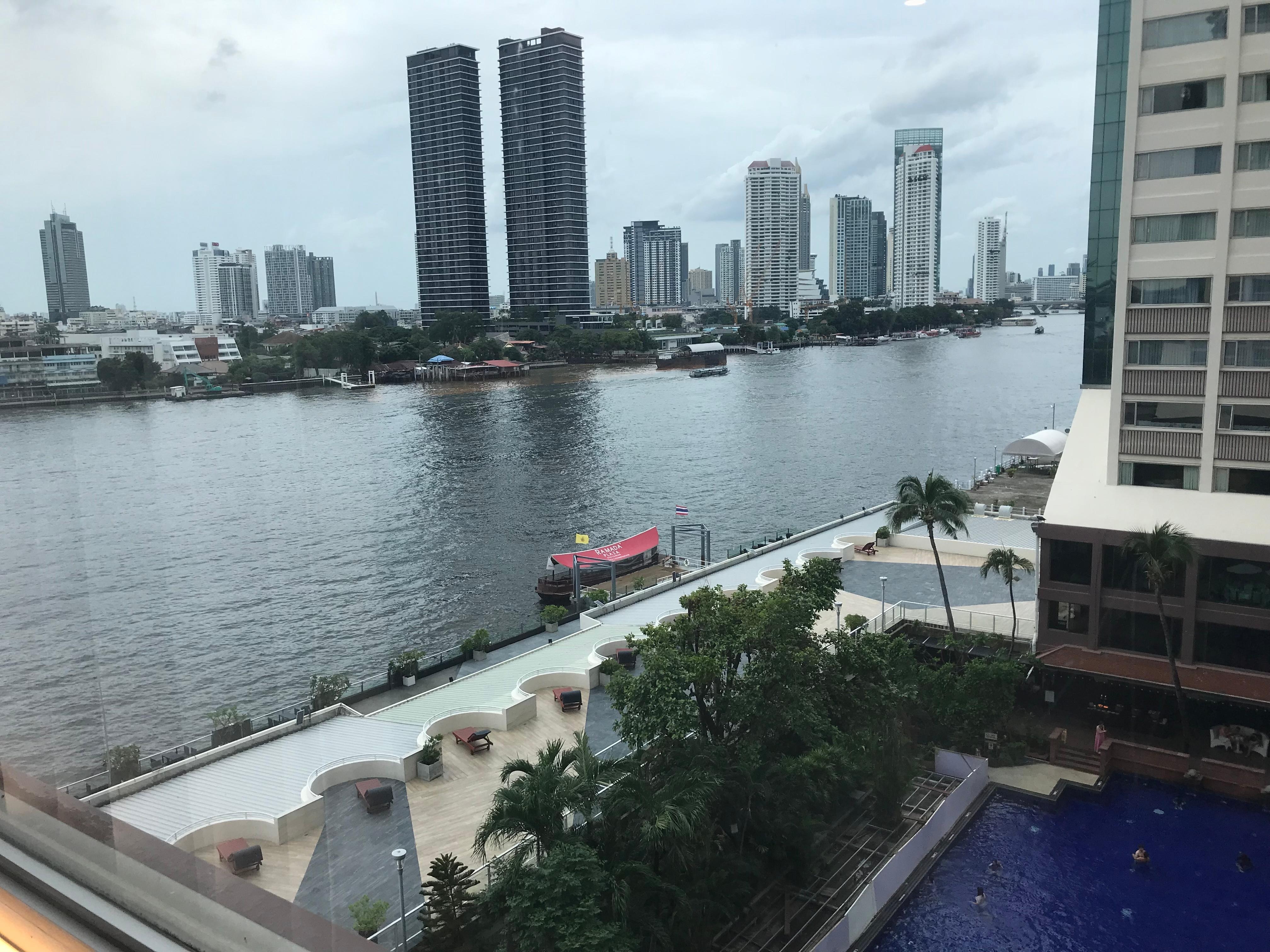 Utsikten från rummet. 