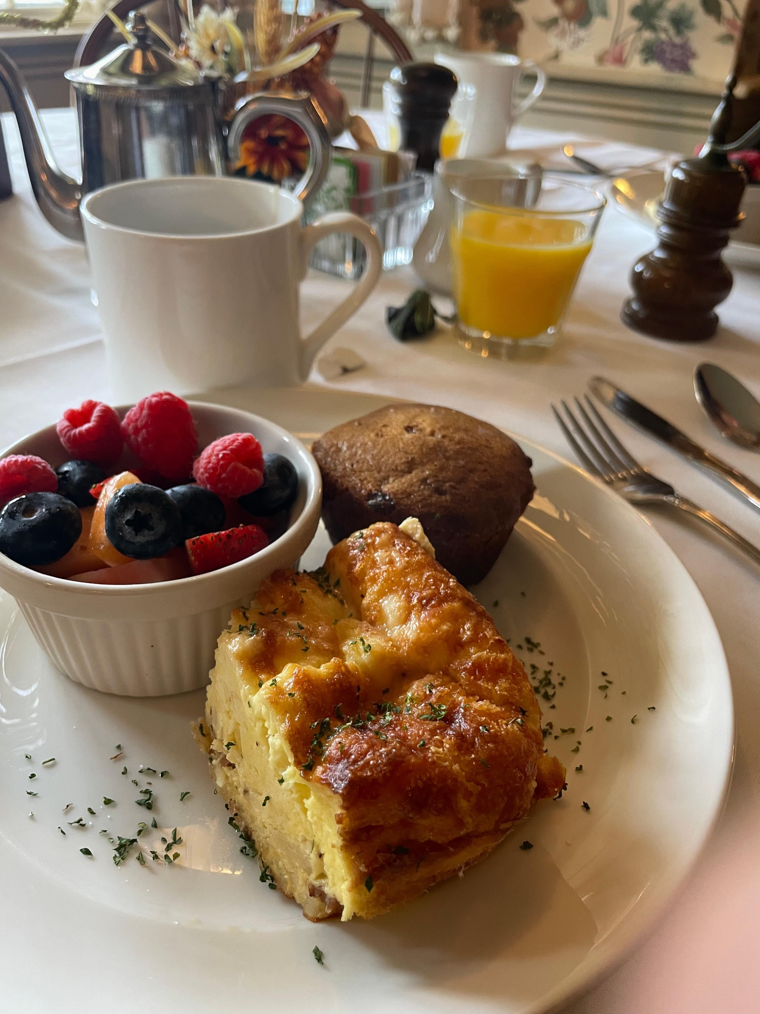 Delicious breakfast 