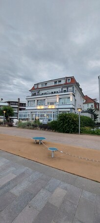Hotel from the beach walk