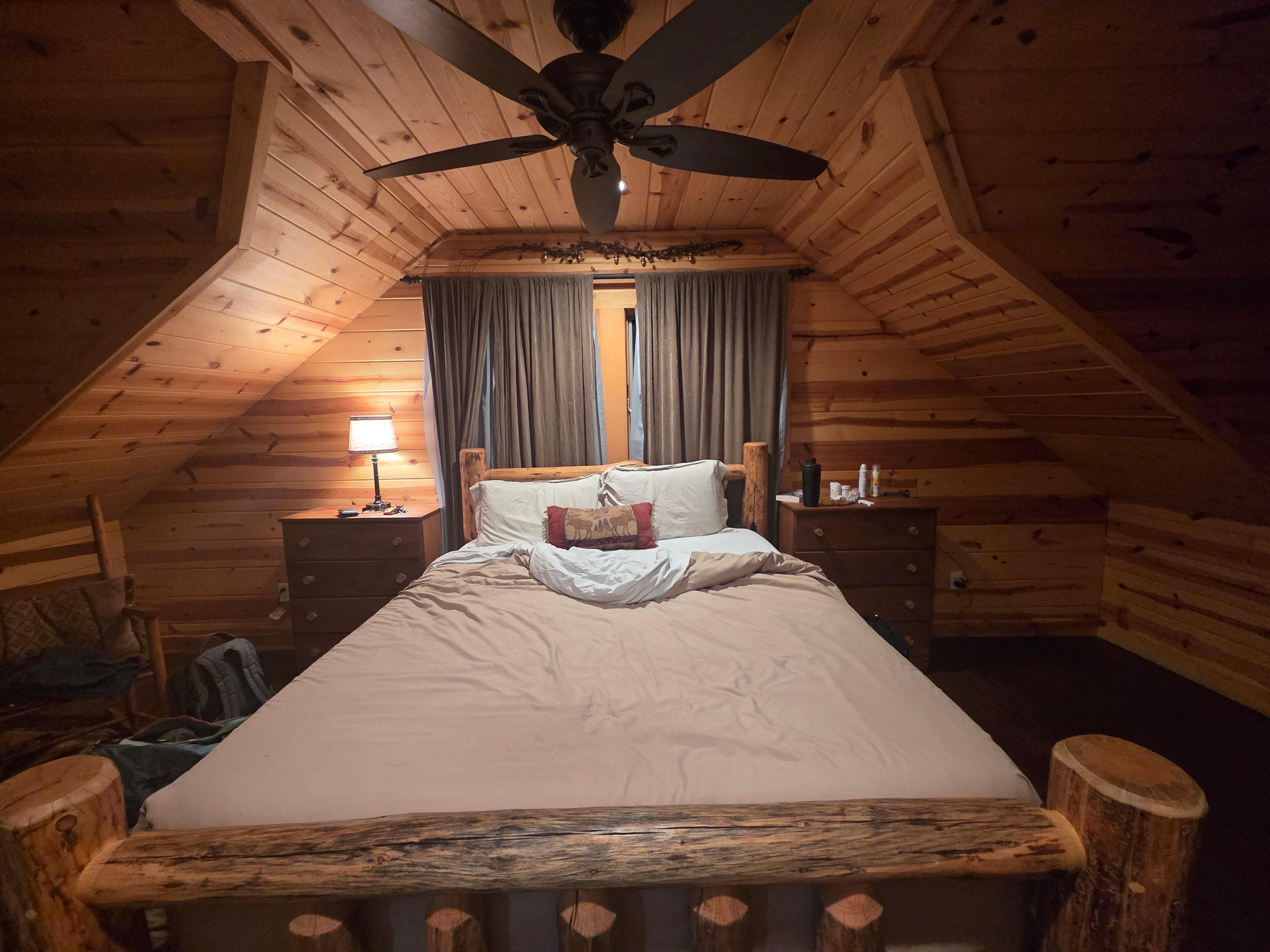 Bedroom upstairs off loft