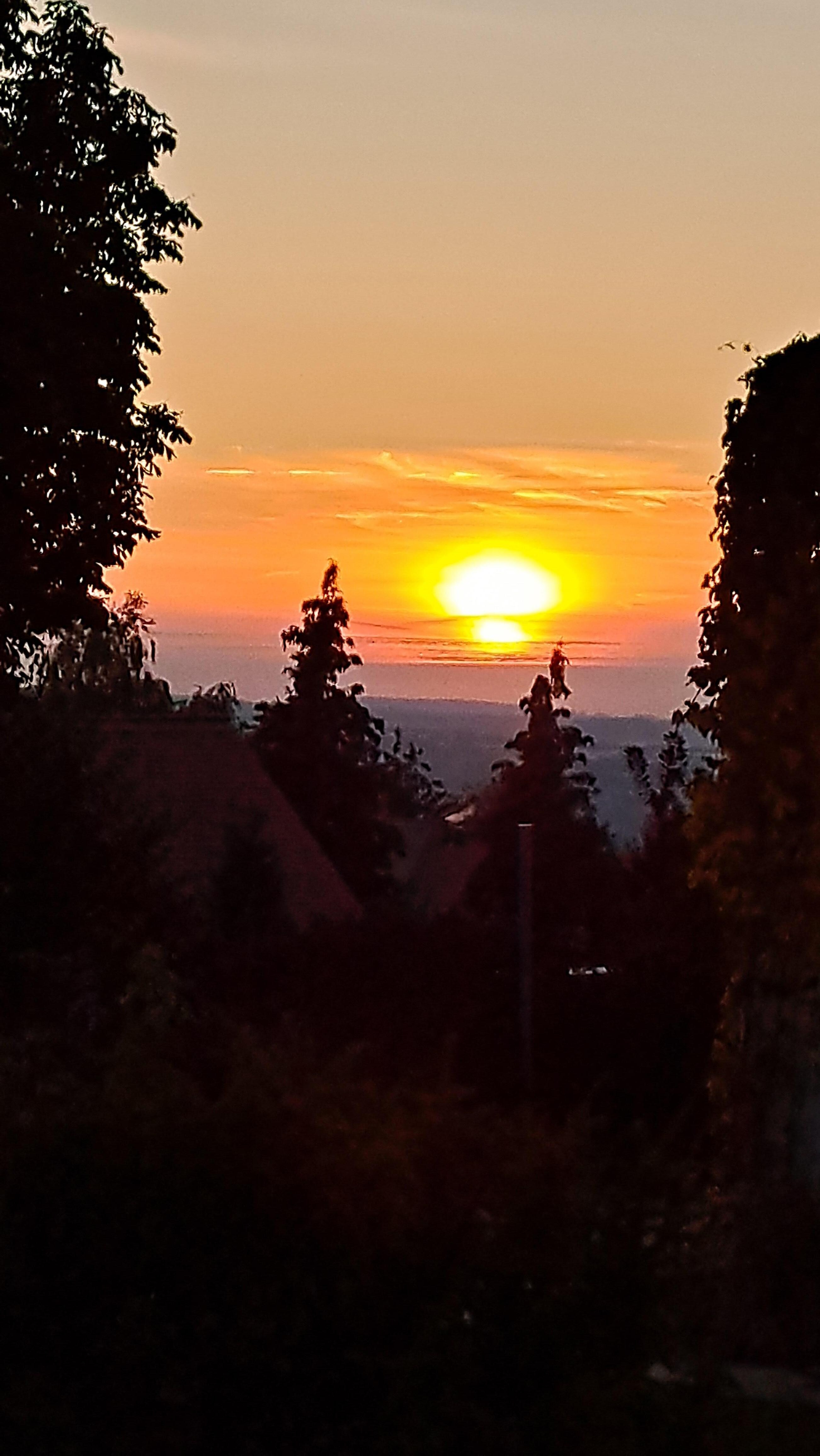 Sonnenuntergang keine 2 Minuten zum laufen