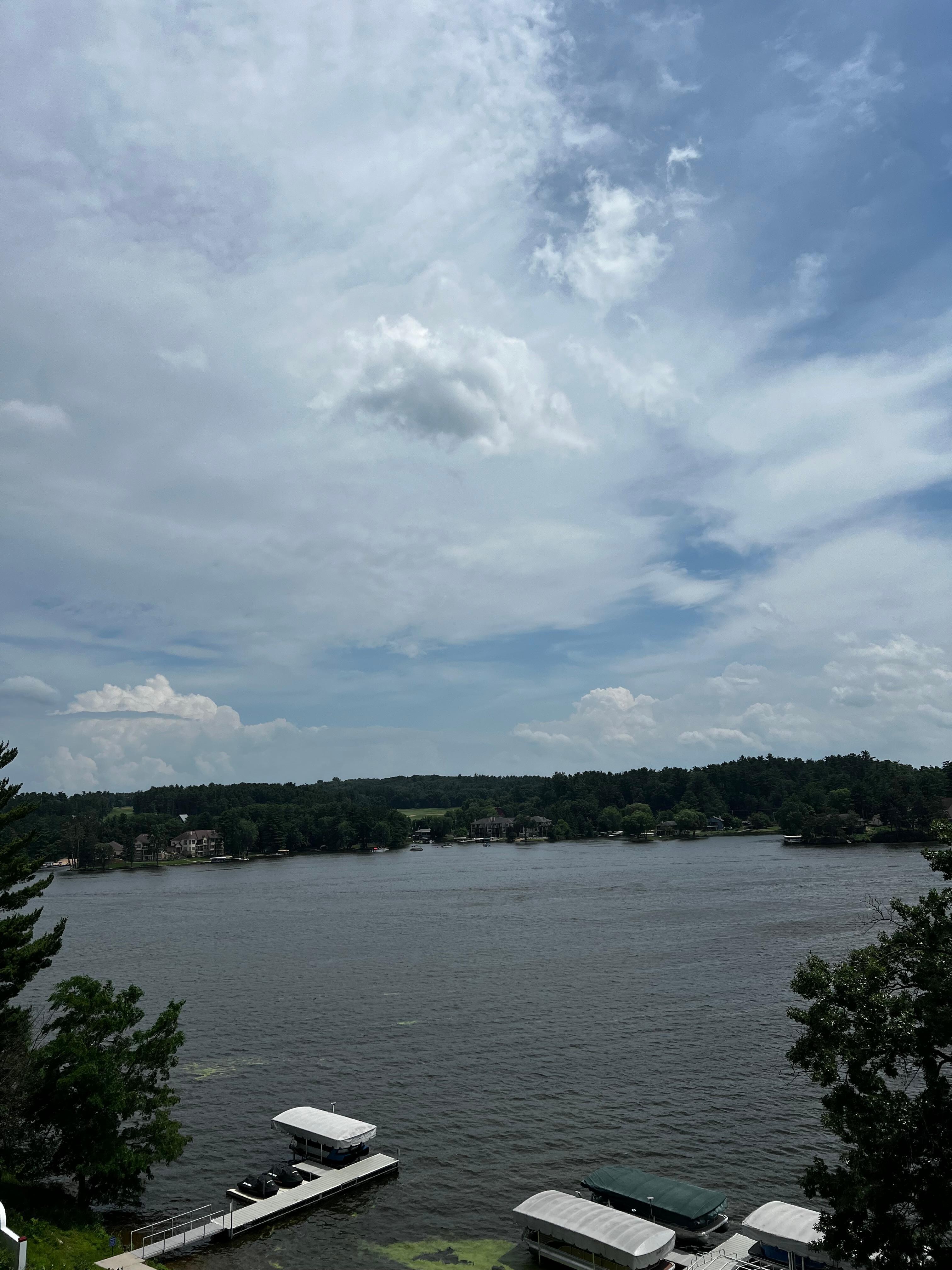 The view from the deck 