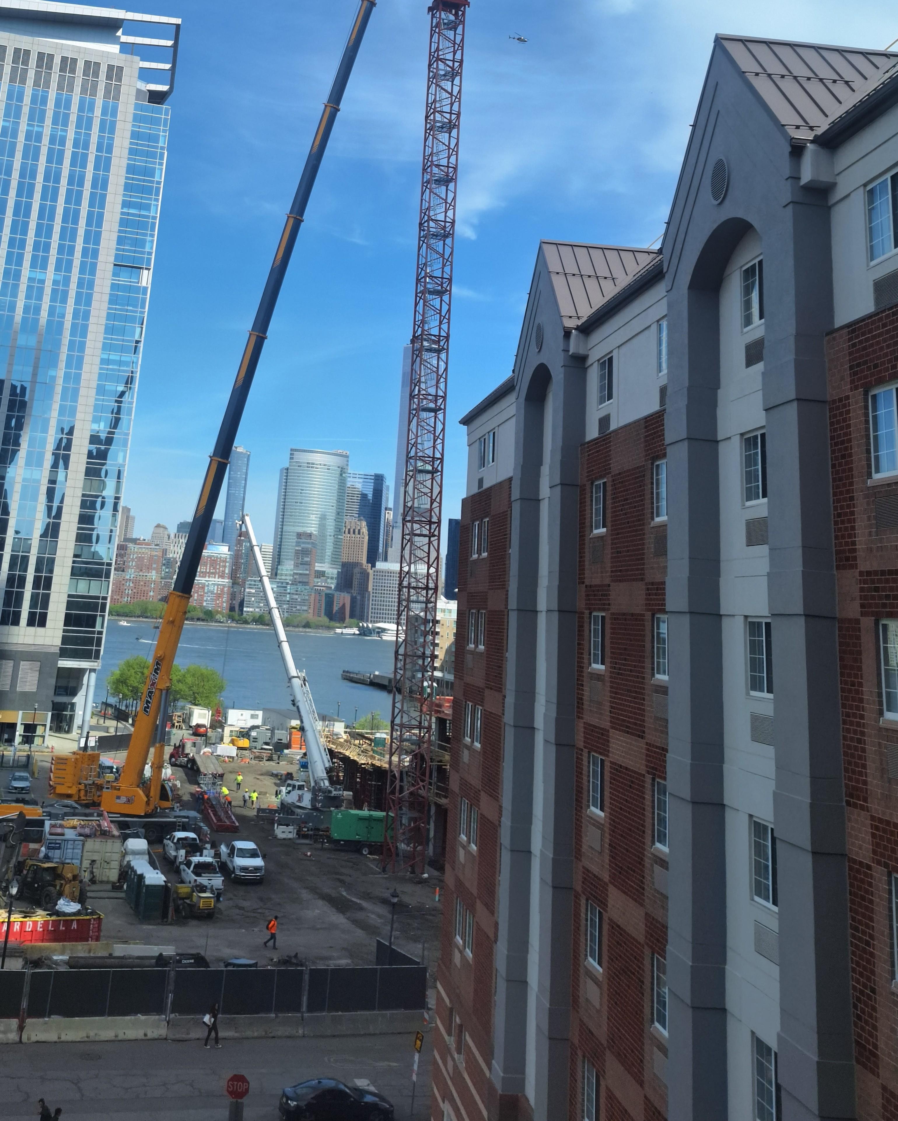 After crane. 