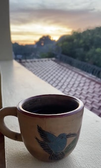 Sunrise from the rooftop!