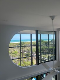 This is a picture from the hallway to our bedroom. Stunning views!