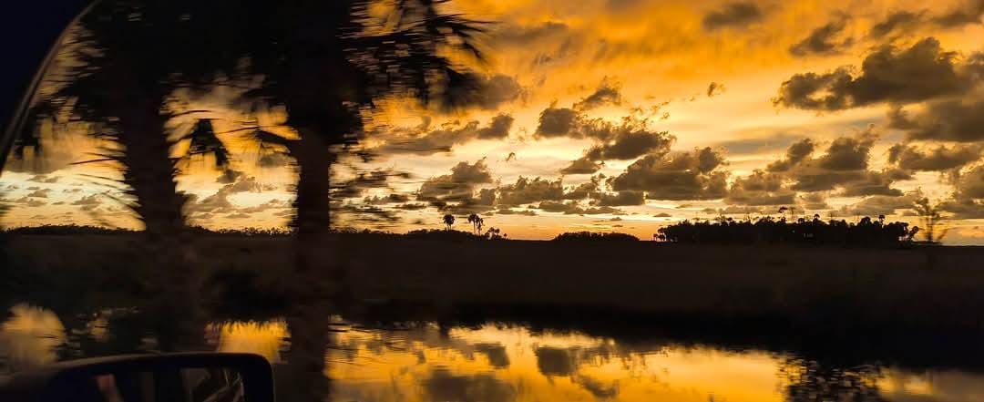 Sunset at Pine Island beach 9 min away.