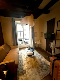 Main area. Couch turns into bed.