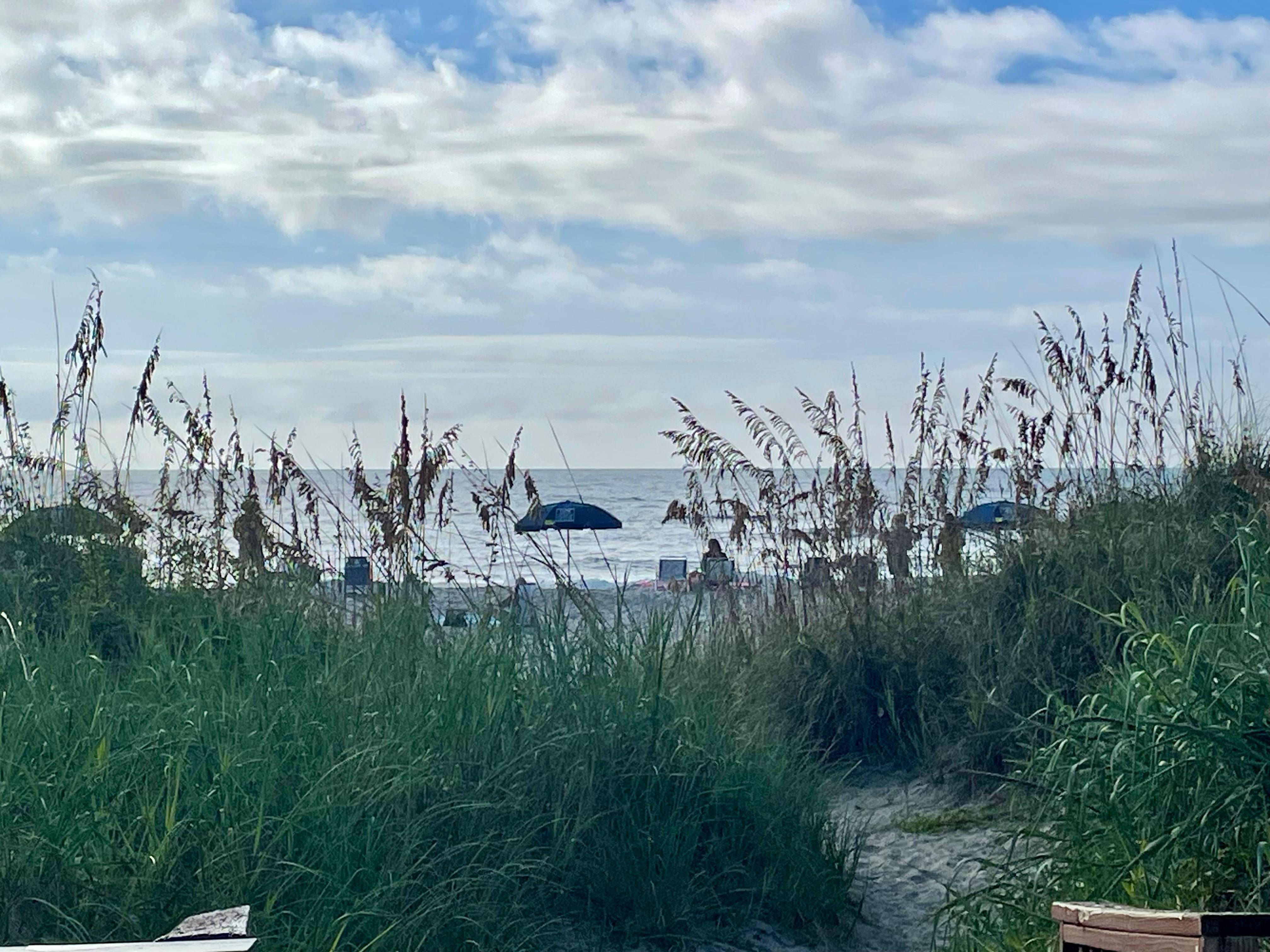 
The beach from the condo