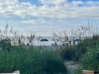 The beach from the condo