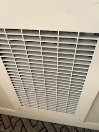 Dust on the cold air return