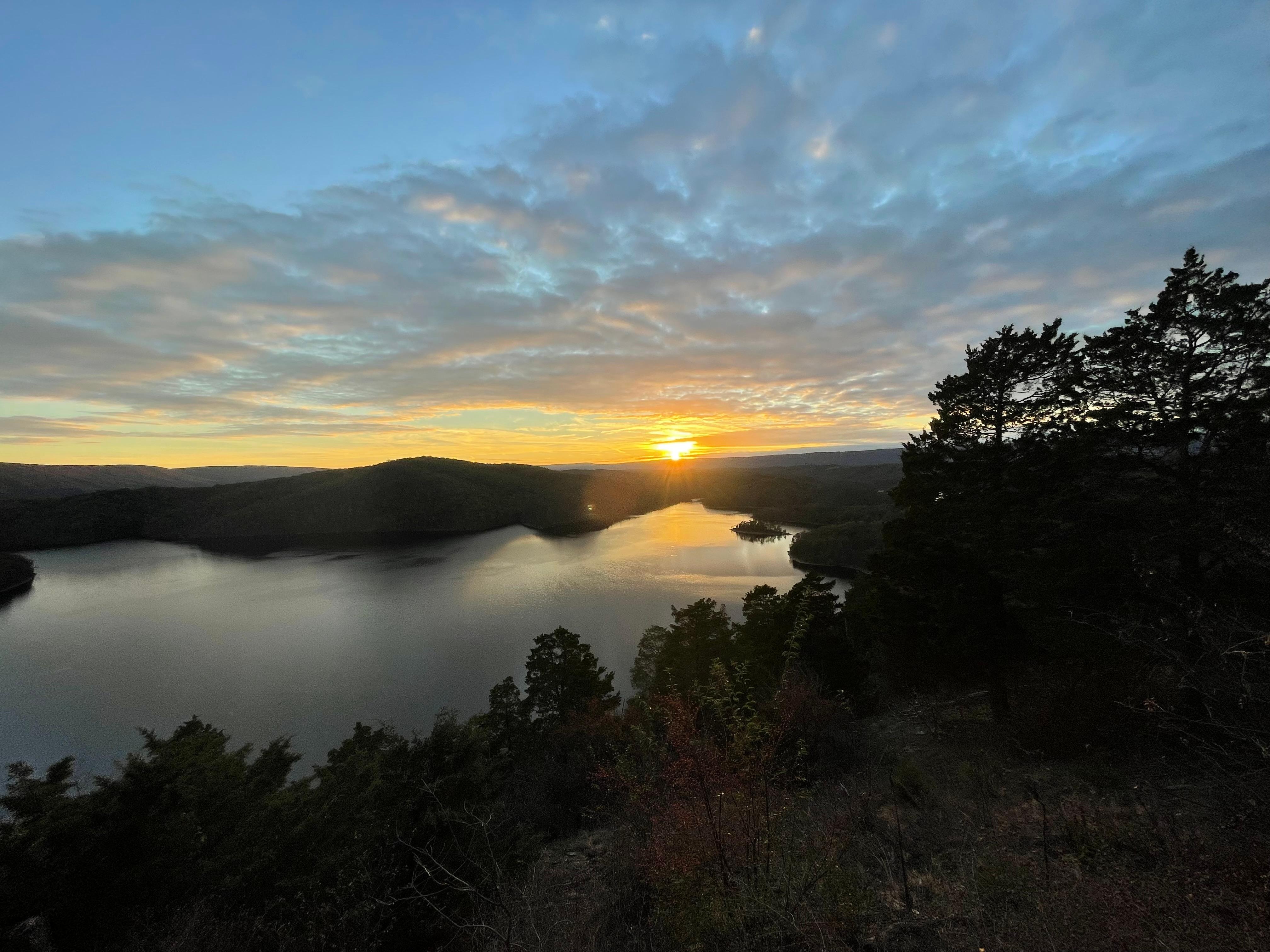 Sunset from hawns  overlook which is like 25 minutes away.
