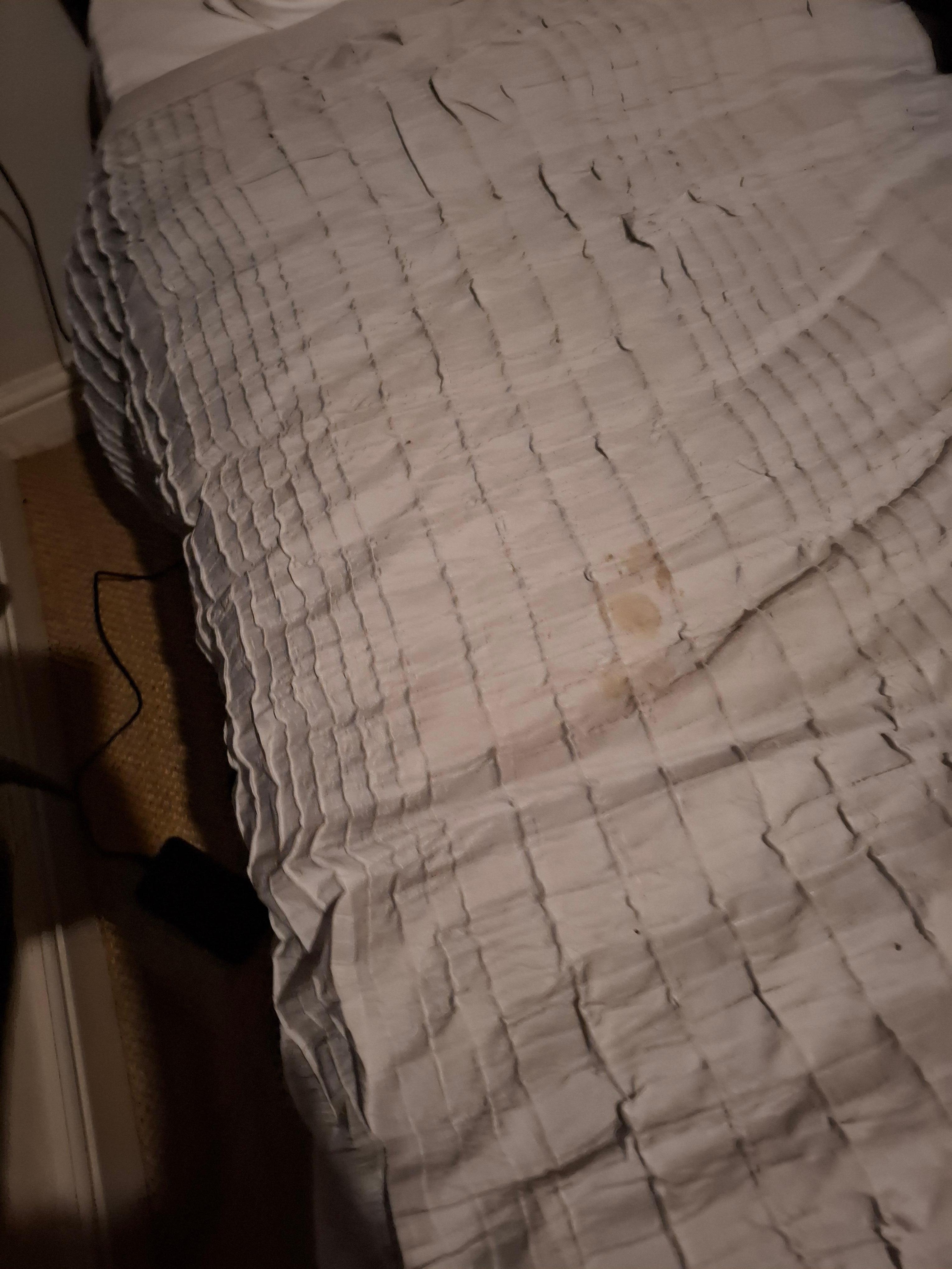 Stain on bedding