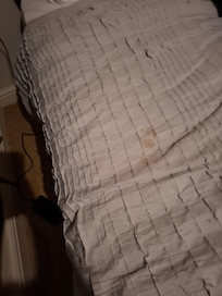 Stain on bedding