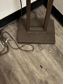 Dirt collecting in corner