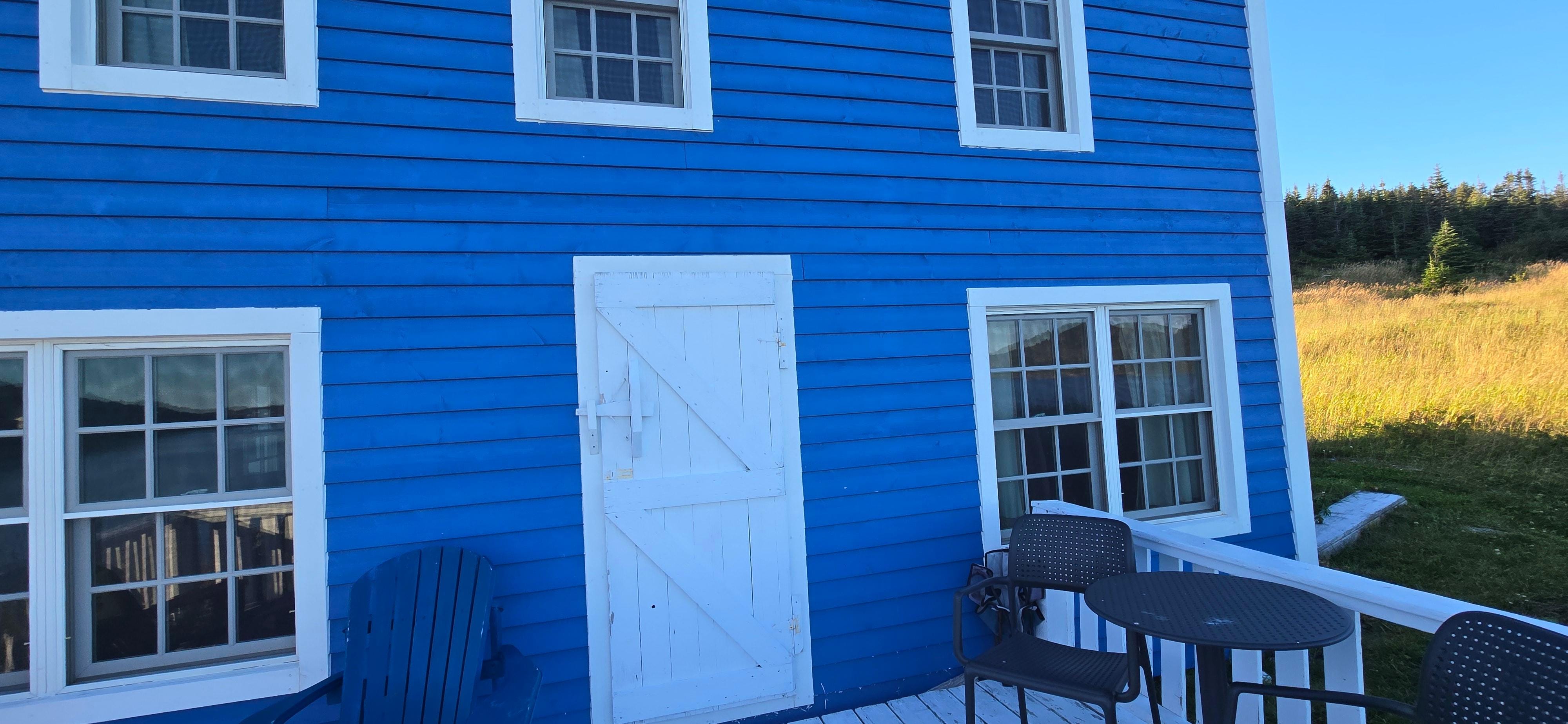 Outside, house looks good