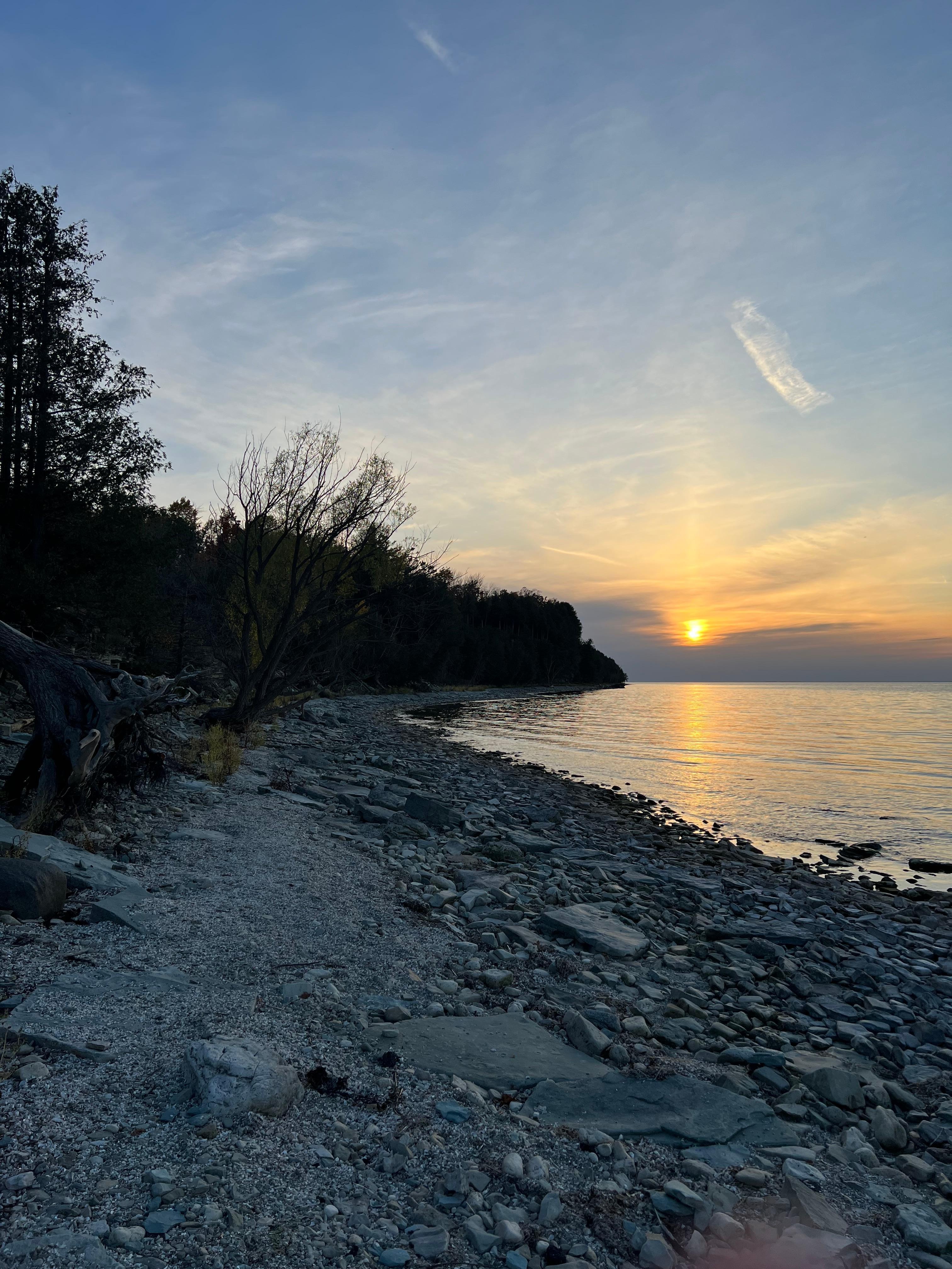 Half mile from home is this view