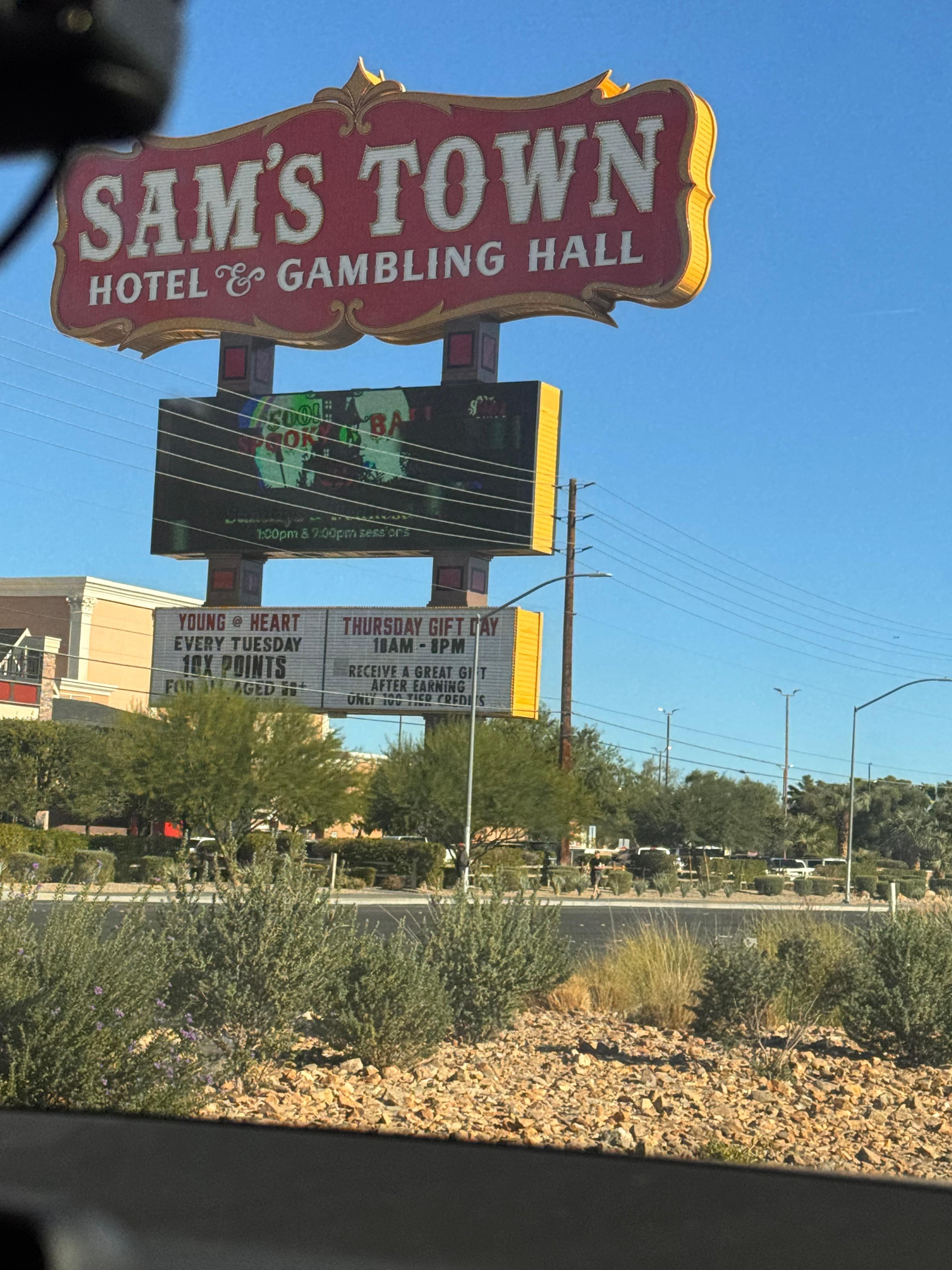 This was taken from the Uber as we approached the hotel 