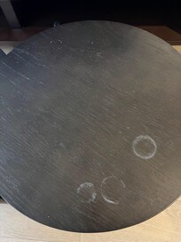 Dirty coffee table