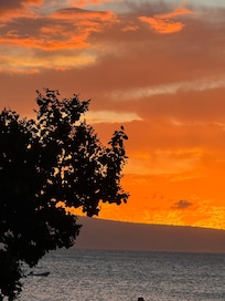 Sunset right outside our door (well a few yards away)