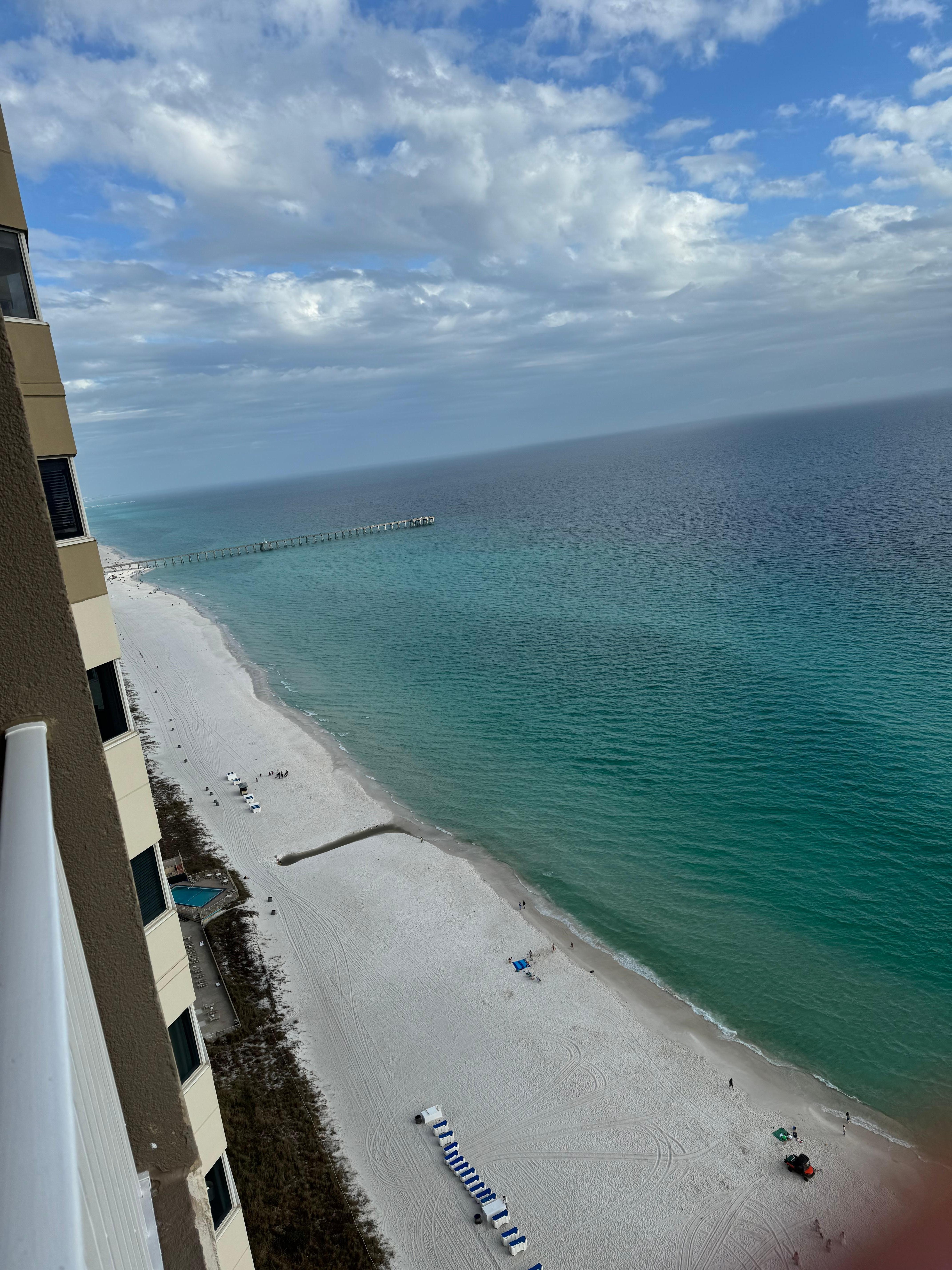 East view from balcony