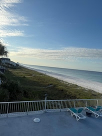Looking east